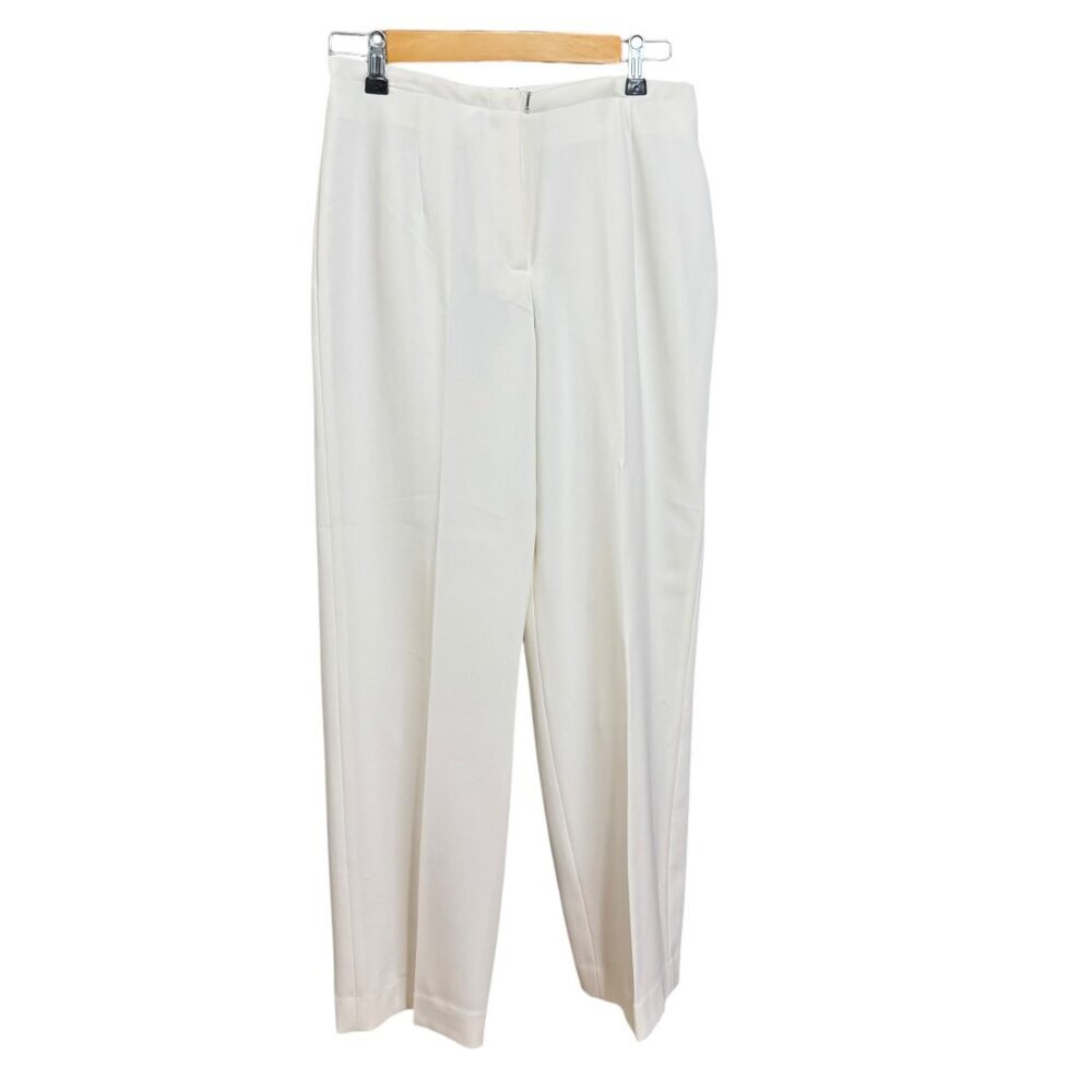 Pendleton Ivory Dress Pants Size 8 Petite | Classic Straight Leg Trousers